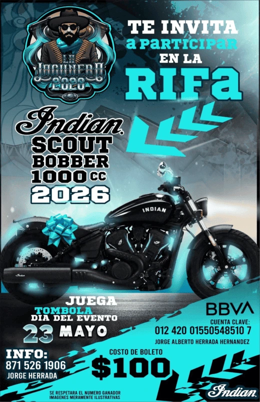 Indian Scout Bobber 1000cc 2026
